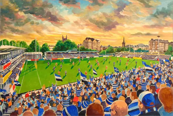 Recreation Ground Stadium Fine Art - Bath Rugby Union Club
