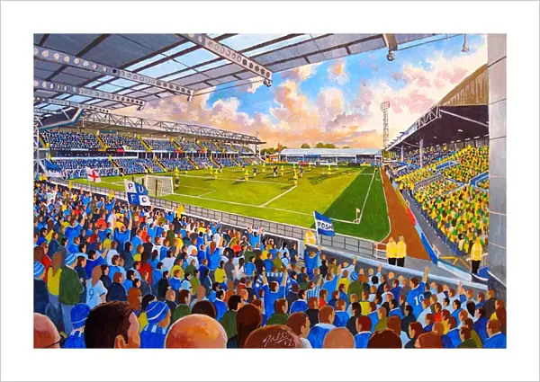 London Road Stadium Fine Art - Peterborough United Football Club