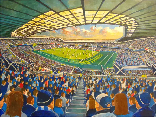 Murrayfield Stadium Fine Art - Scotland Rugby Union