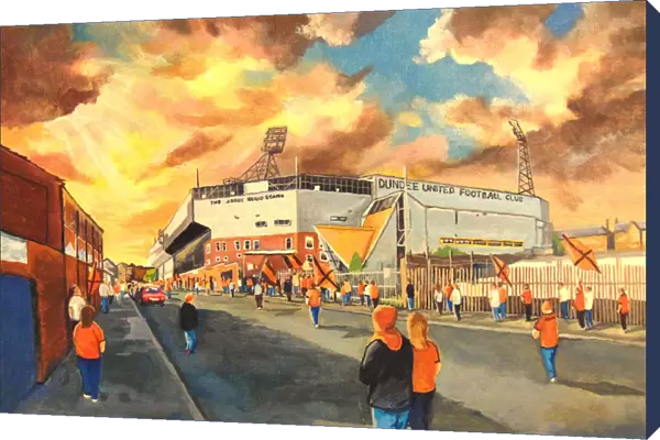 Tannadice Park Stadium Fine Art - Dundee United Football Club