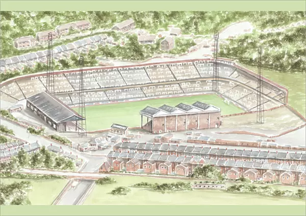 Football Stadium - Charlton Athletic FC - The Valley OLD