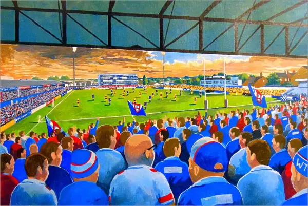 Belle Vue Stadium Fine Art - Wakefield Trinity Rugby League Club