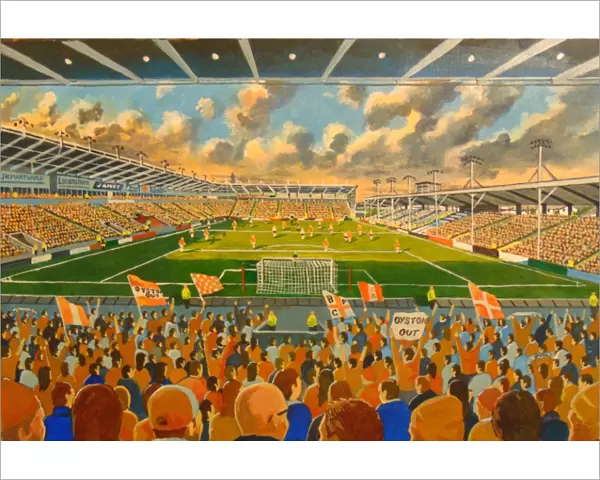 Bloomfield Road Stadium Fine Art - Blackpool Football Club