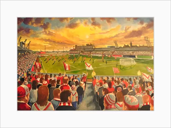 Broomfield Park Stadium Fine Art - Airdrieonians Football Club