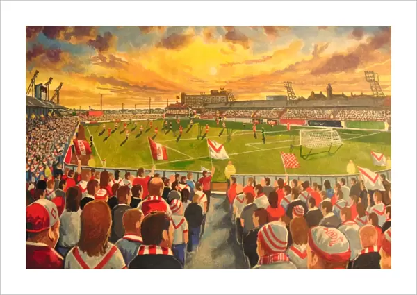 Broomfield Park Stadium Fine Art - Airdrieonians Football Club