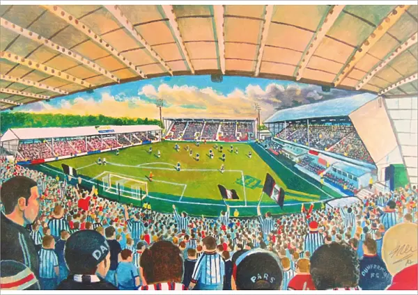 East End Park Stadium Fine Art - Dunfermline Athletic FC