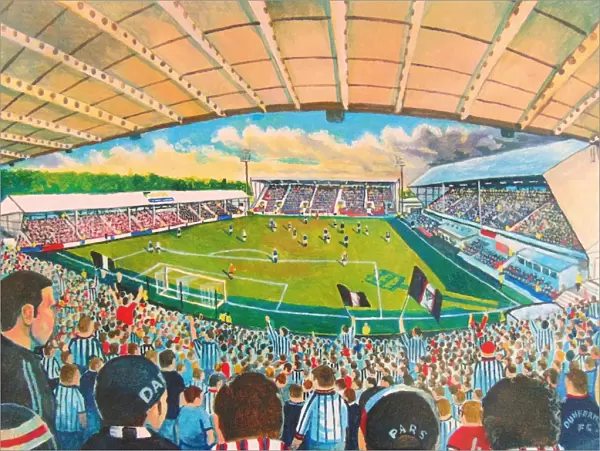 East End Park Stadium Fine Art - Dunfermline Athletic FC