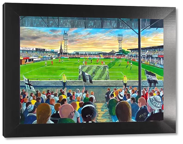 Edgar Street Stadium Fine Art - Hereford Football Club