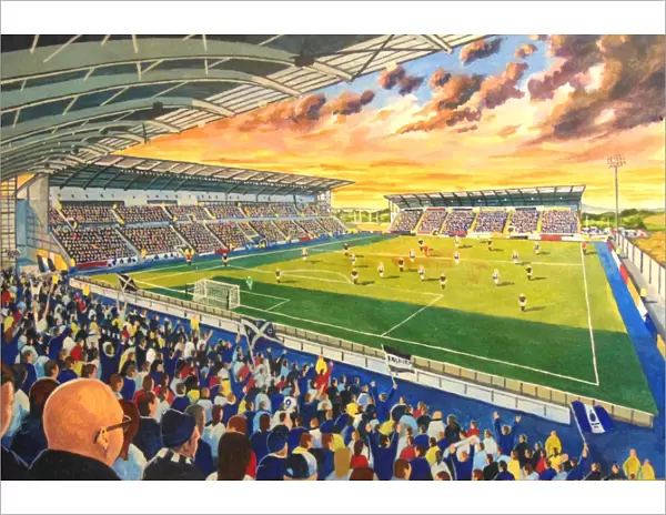 Falkirk Stadium Fine Art - Falkirk Football Club