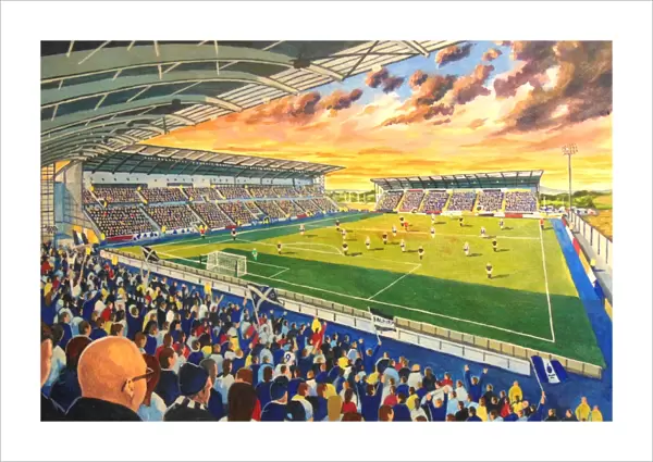Falkirk Stadium Fine Art - Falkirk Football Club