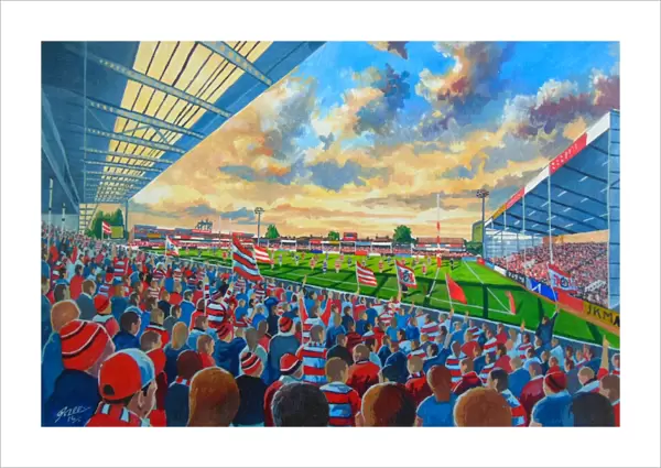 Kingsholm Stadium Fine Art - Gloucester Rugby Union Club