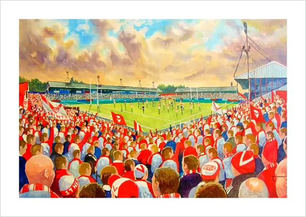 Knowsley Road Stadium Fine Art - St Helens Rugby League Club