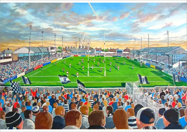 Naughton Park Stadium Fine Art - Widnes Vikings Rugby League