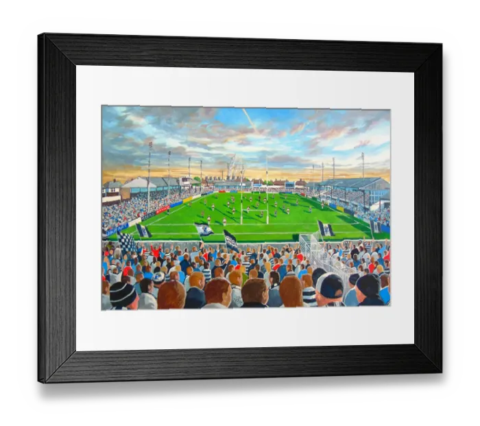 Framed Print : Naughton Park Stadium Fine Art - Widnes Vikings Rugby League Framed Print : Naughton Park Stadium Fine Art - Widnes Vikings Rugby League