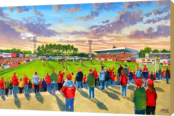 Rockingham Road Stadium Fine Art - Kettering Town Football Club