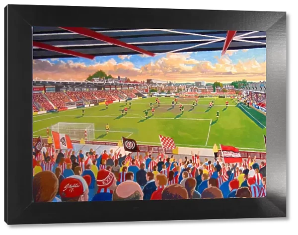 St James Park Stadium Fine Art - Exeter City Football Club