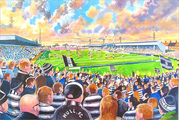 The Boulevard Stadium Fine Art - Hull Rugby League Club