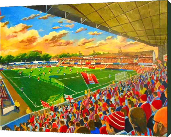 The Dell Stadium Fine Art - Southampton Football Club