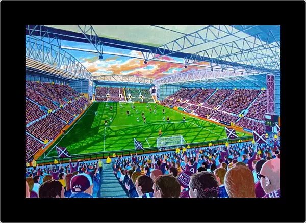 Tynecastle Stadium Fine Art - Heart of Midlothian Football Club