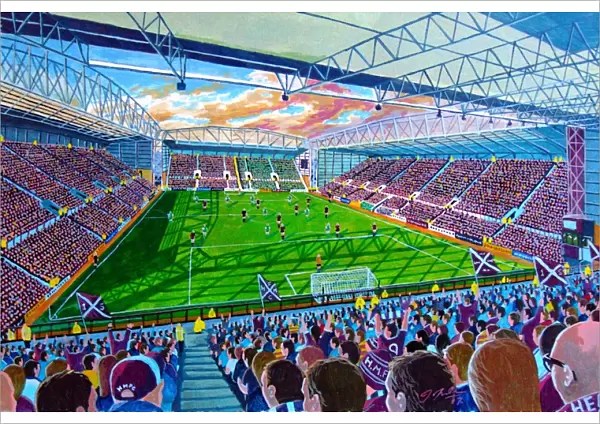 Tynecastle Stadium Fine Art - Heart of Midlothian Football Club
