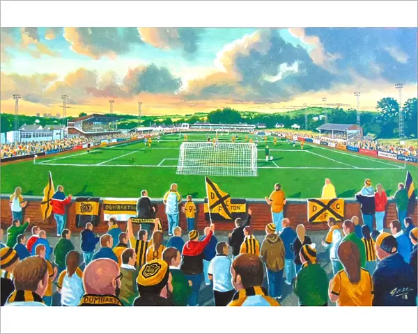 Boghead Park Stadium Fine Art - Dumbarton Football Club