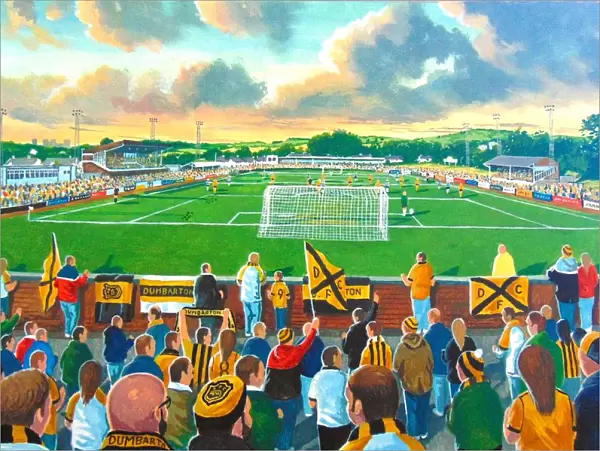 Boghead Park Stadium Fine Art - Dumbarton Football Club