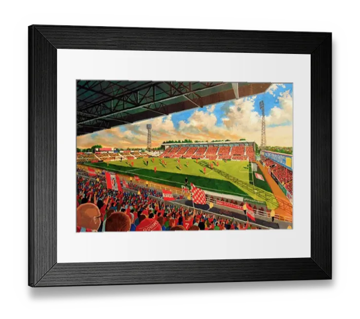 Framed Print : County Ground Stadium Fine Art - Swindon Town Football Club