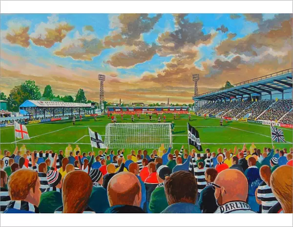 Feethams Stadium Fine Art - Darlington Football Club