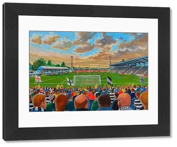 Feethams Stadium Fine Art - Darlington Football Club
