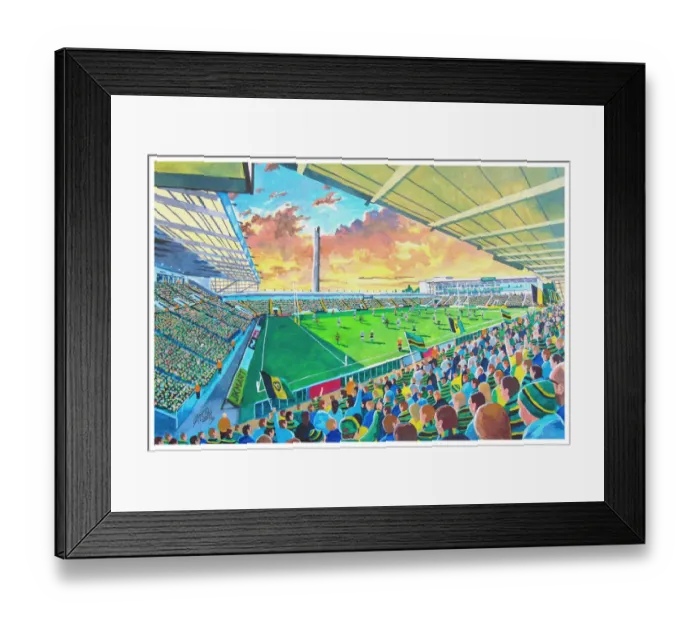 Framed Print : Franklins Gardens Stadium Fine Art - Northampton Saints Rugby Framed Print : Franklins Gardens Stadium Fine Art - Northampton Saints Rugby