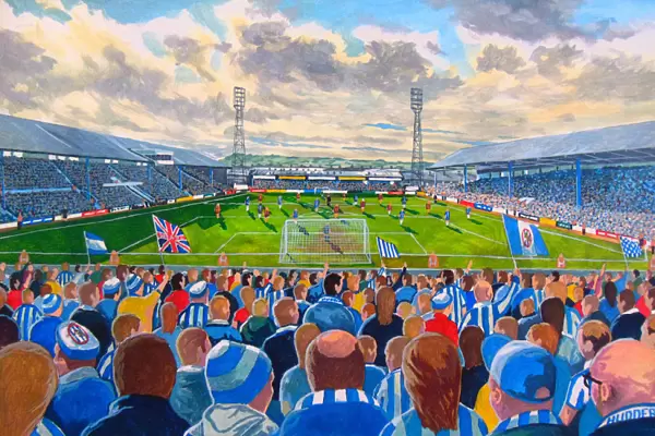 Leeds Road Stadium Fine Art - Huddersfield Town Football Club