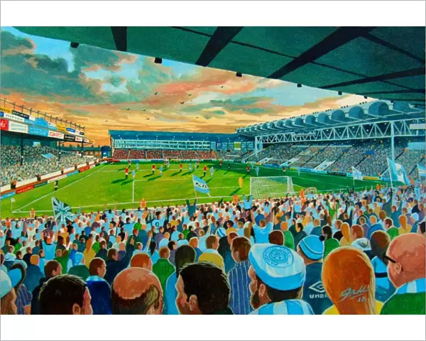 Maine Road Stadium Fine Art - Manchester City Football Club