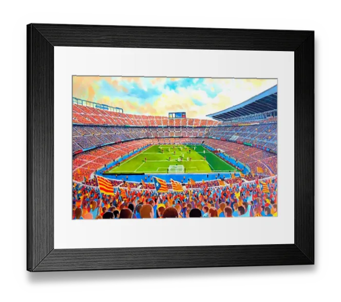Framed Print : Camp Nou Stadium Fine Art - FC Barcelona Framed Print : Camp Nou Stadium Fine Art - FC Barcelona