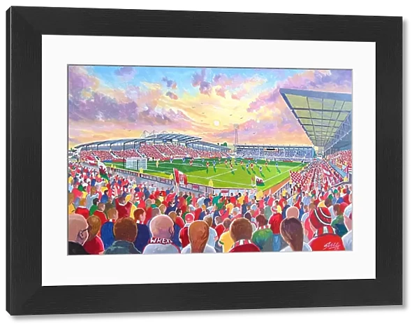 Racecourse Ground Stadium Fine Art - Wrexham Football Club