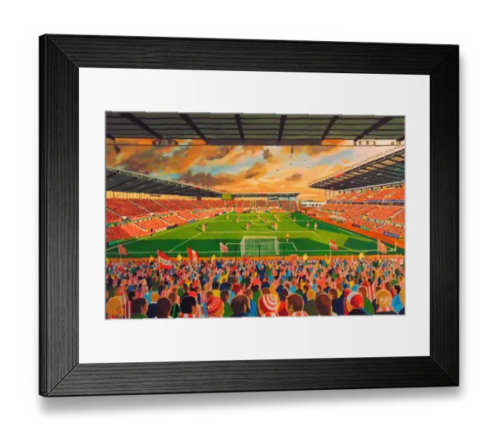 Framed Print : bet365 Stadium Fine Art - Stoke City Football Club Framed Print : bet365 Stadium Fine Art - Stoke City Football Club