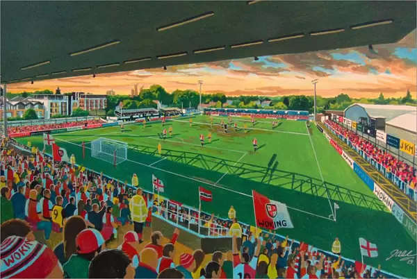 Kingfield Stadium Fine Art - Woking Football Club
