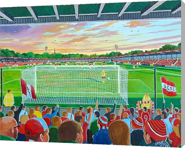 Moor Lane Stadium Fine Art - Salford City Football Club