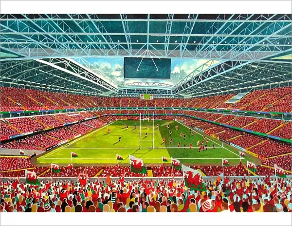 Millenium Stadium Fine Art - Wales Rugby Union