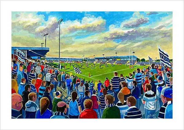 Post Office Road Stadium Fine Art - Featherstone Rovers Rugby League