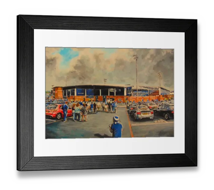 Framed Print : Proact Stadium Going to the Match Fine Art - Chesterfield Football Club Framed Print : Proact Stadium Going to the Match Fine Art - Chesterfield Football Club