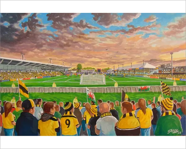 Rodney Parade Stadium Fine Art - Newport County Football Club