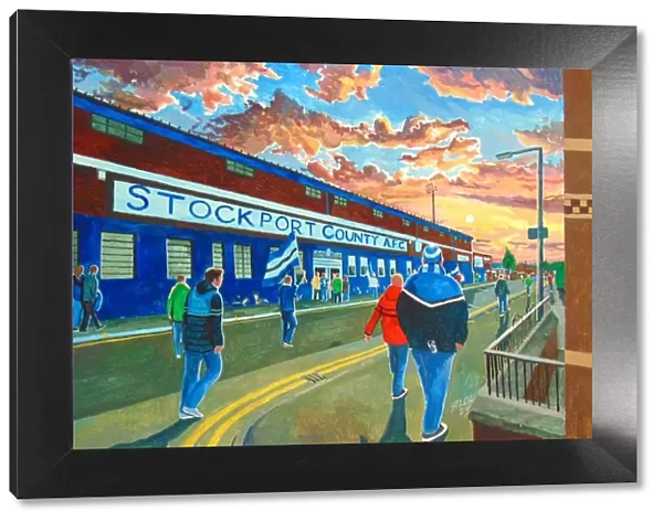 Edgeley Park Stadium Fine Art - Stockport County Football Club