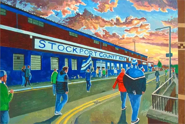 Edgeley Park Stadium Fine Art - Stockport County Football Club