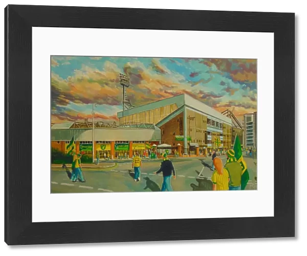 Carrow Road Stadium Going to the Match Fine Art - Norwich City Football Club