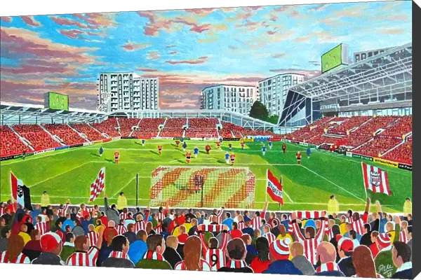 Brentford Community Stadium Fine Art - Brentford Football Club