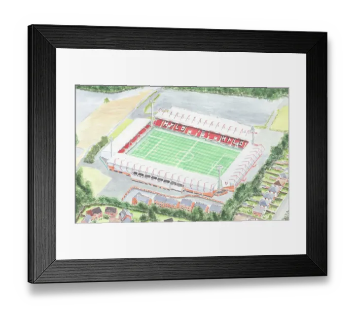 Framed Print : Dean Court, currently known as the Vitality Stadium for sponsorship purposes Framed Print : Dean Court, currently known as the Vitality Stadium for sponsorship purposes