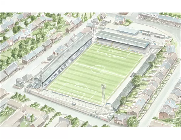 Football Stadium - Chesterfield FC - Saltergate Recreation Ground