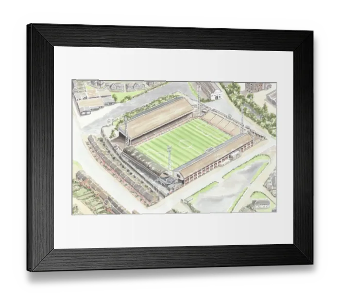 Framed Print : Leeds Road was a football stadium in Huddersfield Framed Print : Leeds Road was a football stadium in Huddersfield