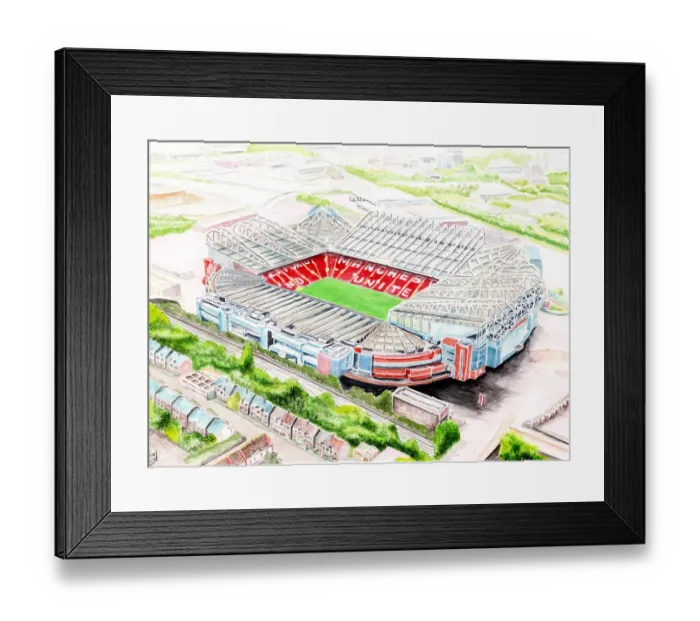 Framed Print : Old Trafford is a football stadium in Old Trafford Framed Print : Old Trafford is a football stadium in Old Trafford