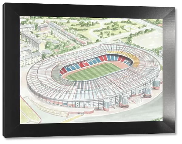 Football Stadium - National Stadium Scotland Hampden Park - Glasgow
